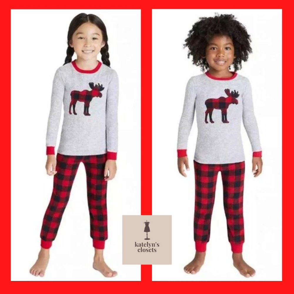 NWT Eddie Bauer Moose 2-Piece Pajama Set, Size 3T